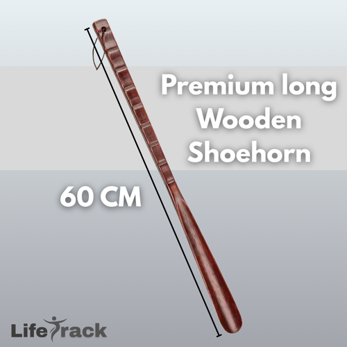Premium long Wooden Shoehorn