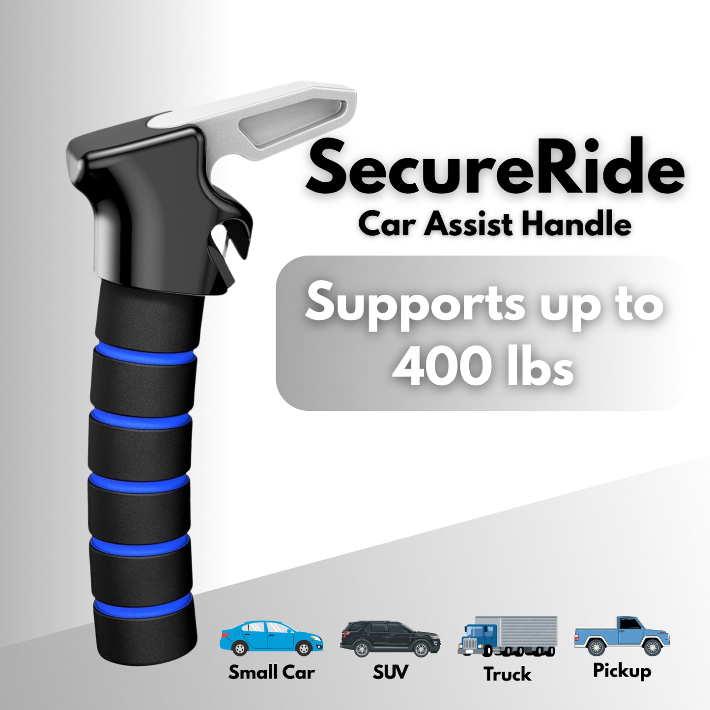 SecureRide - Car Mobility Handle for Elderly