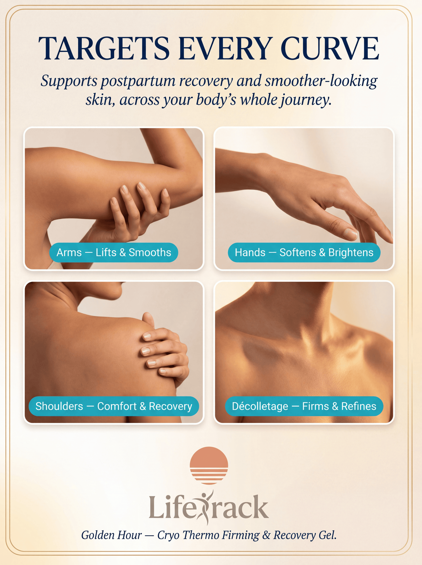 Lifetrack Golden Hour- Fact acting Cellulite Thermo firming Gel